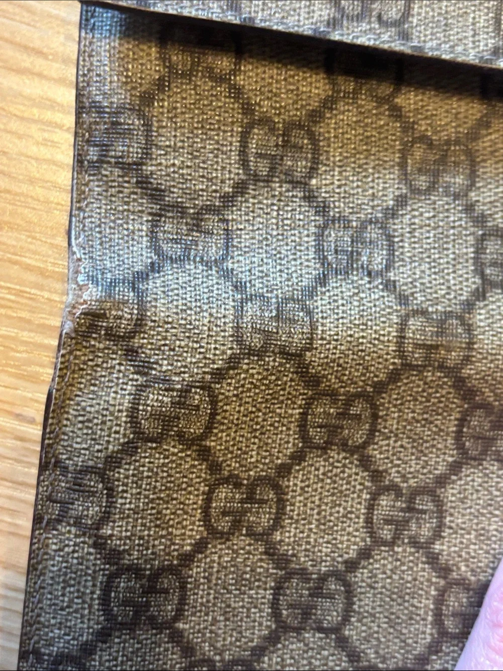 Gucci vintage limited Brown GG Supreme Continental Wallet with Gold-Tone Snap - Picture 16 of 17